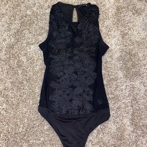 Black lace Bodysuit size medium